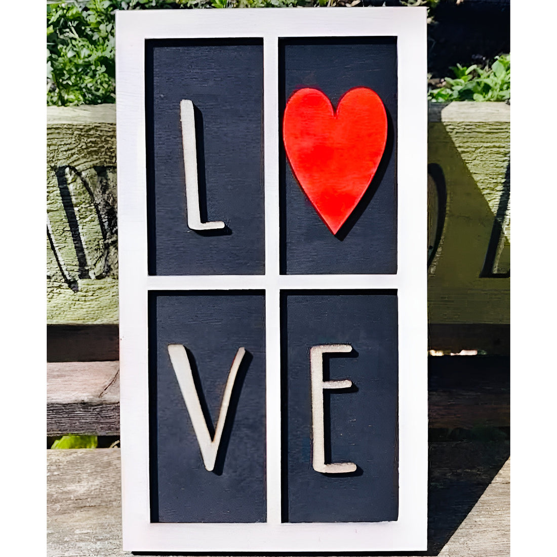 “Window to the Heart” – LOVE Panel Window Frame – Glowforge Shop