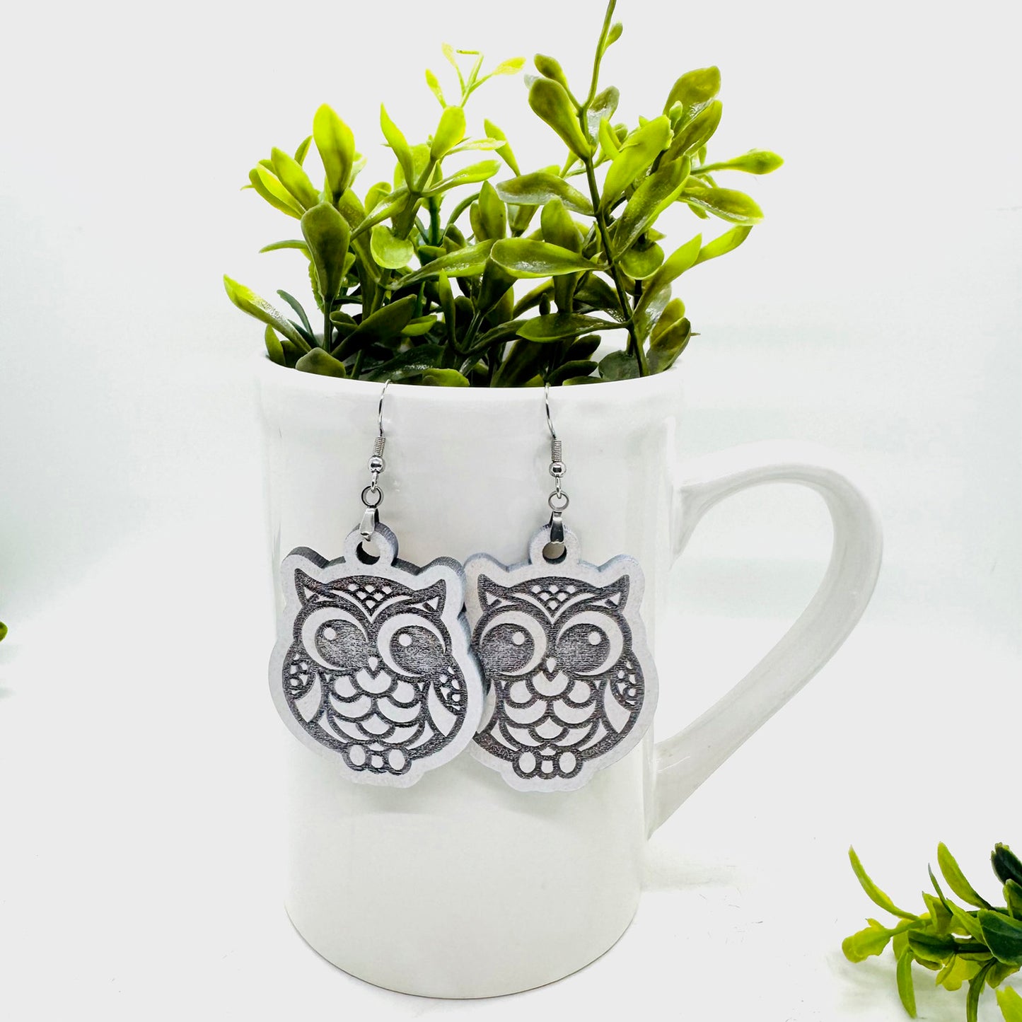 Wise & Whimsy Owl Earrings - Glowforge