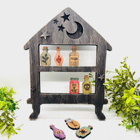 Witchy House of Magical Potions Shelf - Glowforge