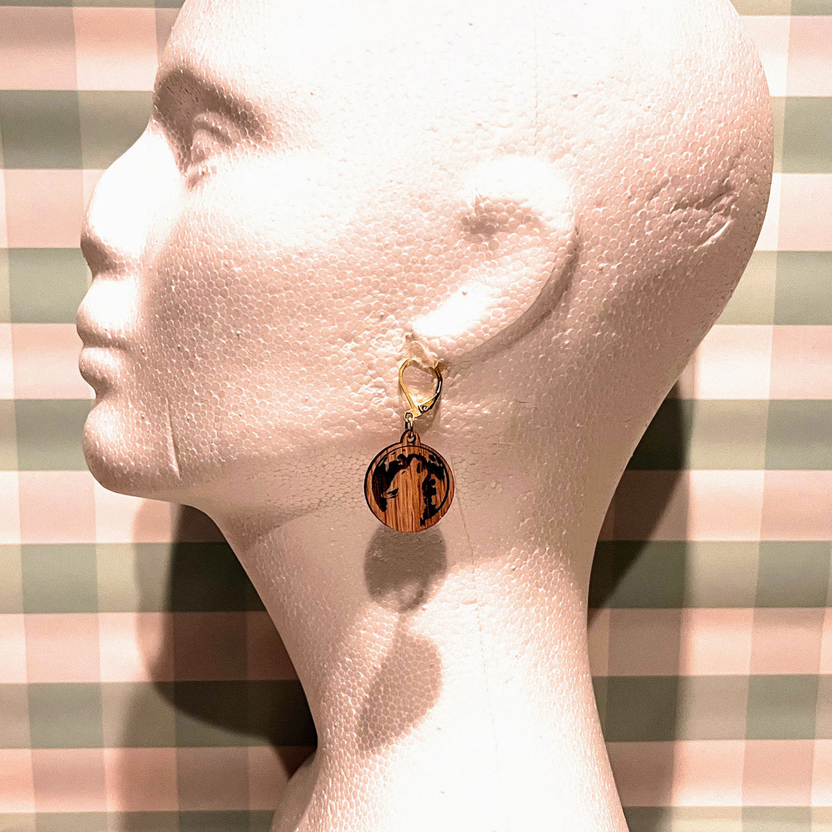 Wolf / Werewolf Earring Pendants - Glowforge