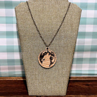 Wolf / Werewolf Necklace Pendant - Glowforge