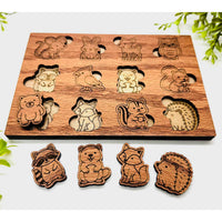 Woodland Animal Puzzle - Glowforge