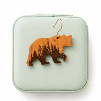 Woodland Bear Earrings - Glowforge