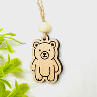 Woodland Creature Car Charm - Bear - Glowforge
