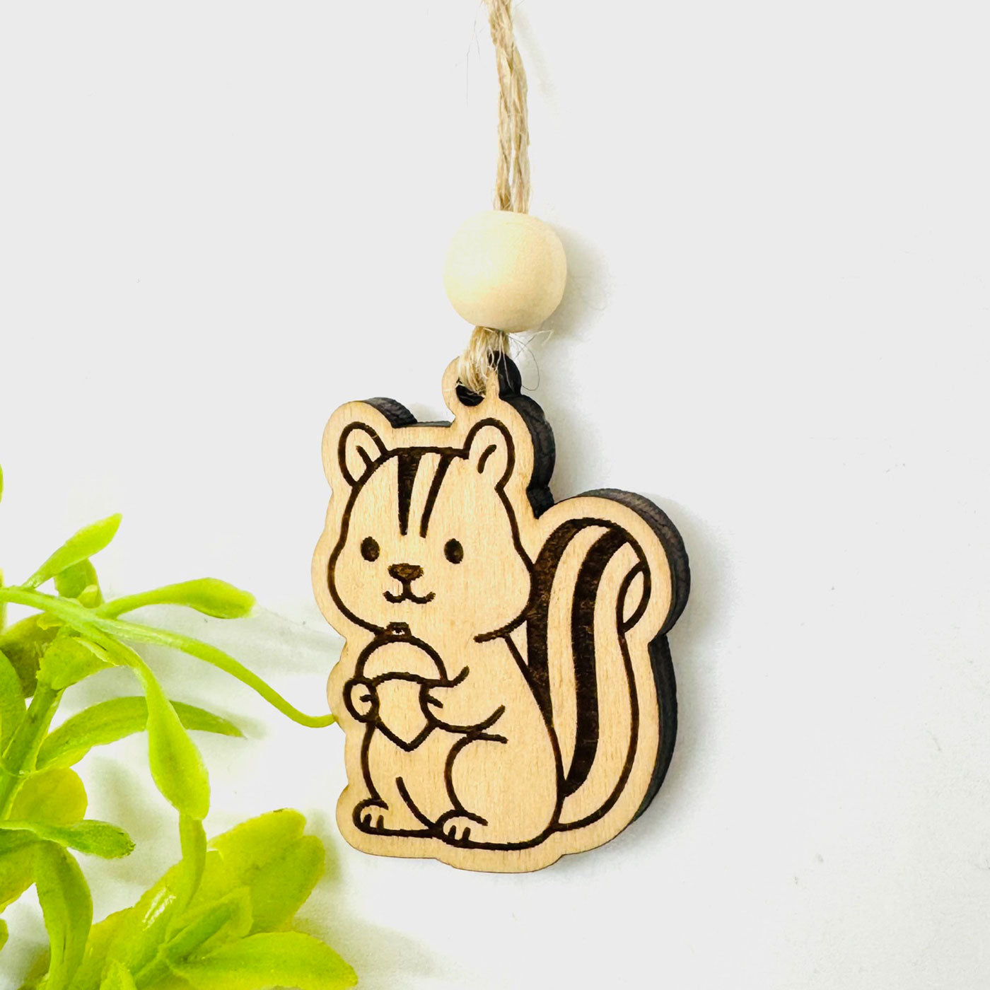 Woodland Creature Car Charm - Chipmunk - Glowforge