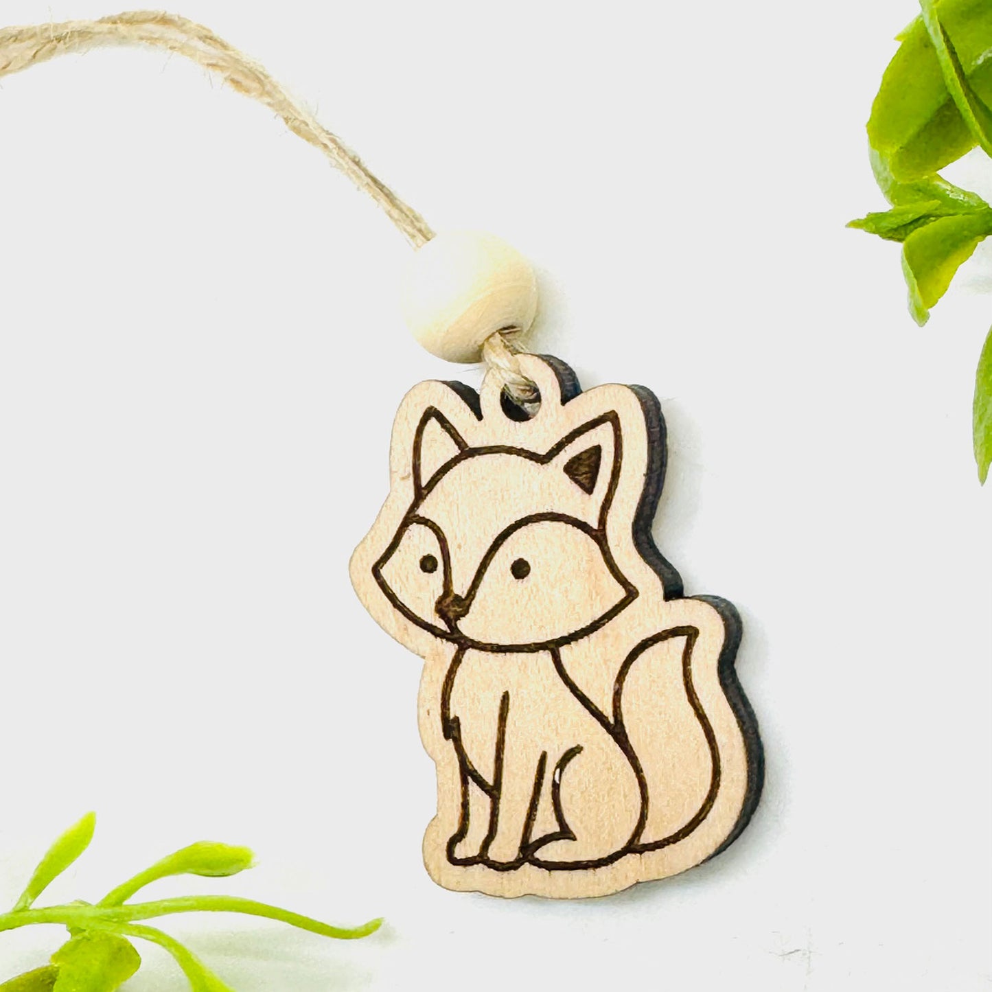 Woodland Creature Car Charm - Fox - Glowforge