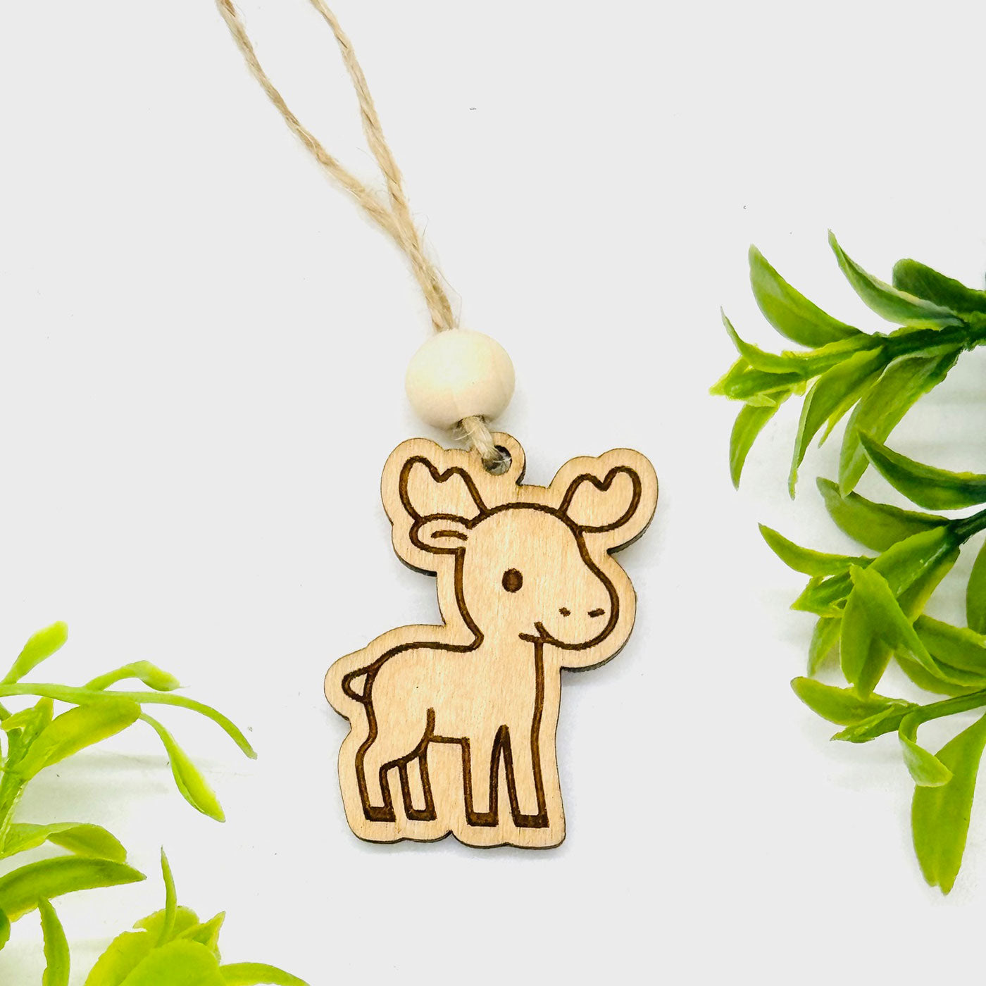 Woodland Creature Car Charm - Moose - Glowforge