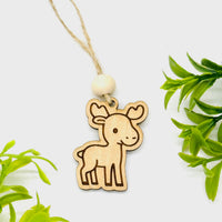 Woodland Creature Car Charm - Moose - Glowforge