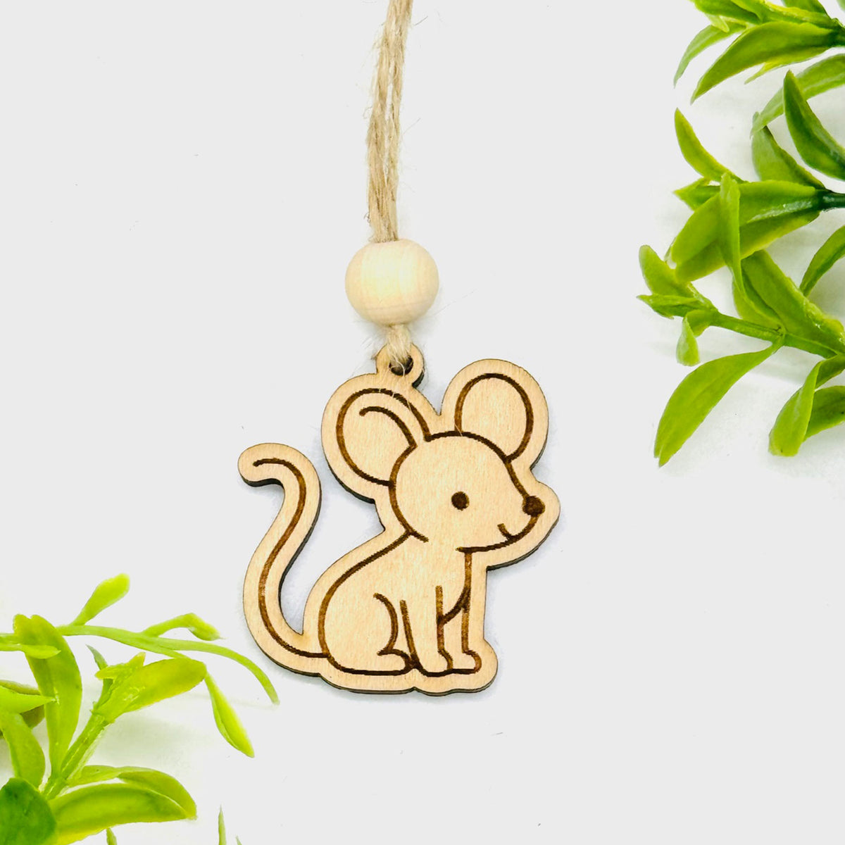 Woodland Creature Car Charm - Mouse - Glowforge