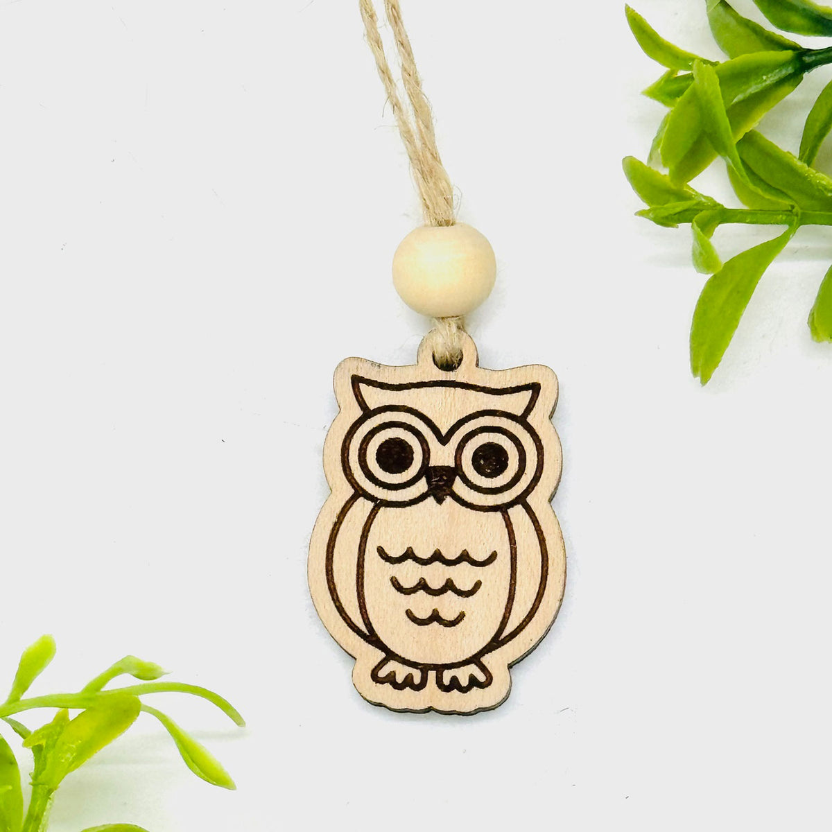 Woodland Creature Car Charm - Owl - Glowforge
