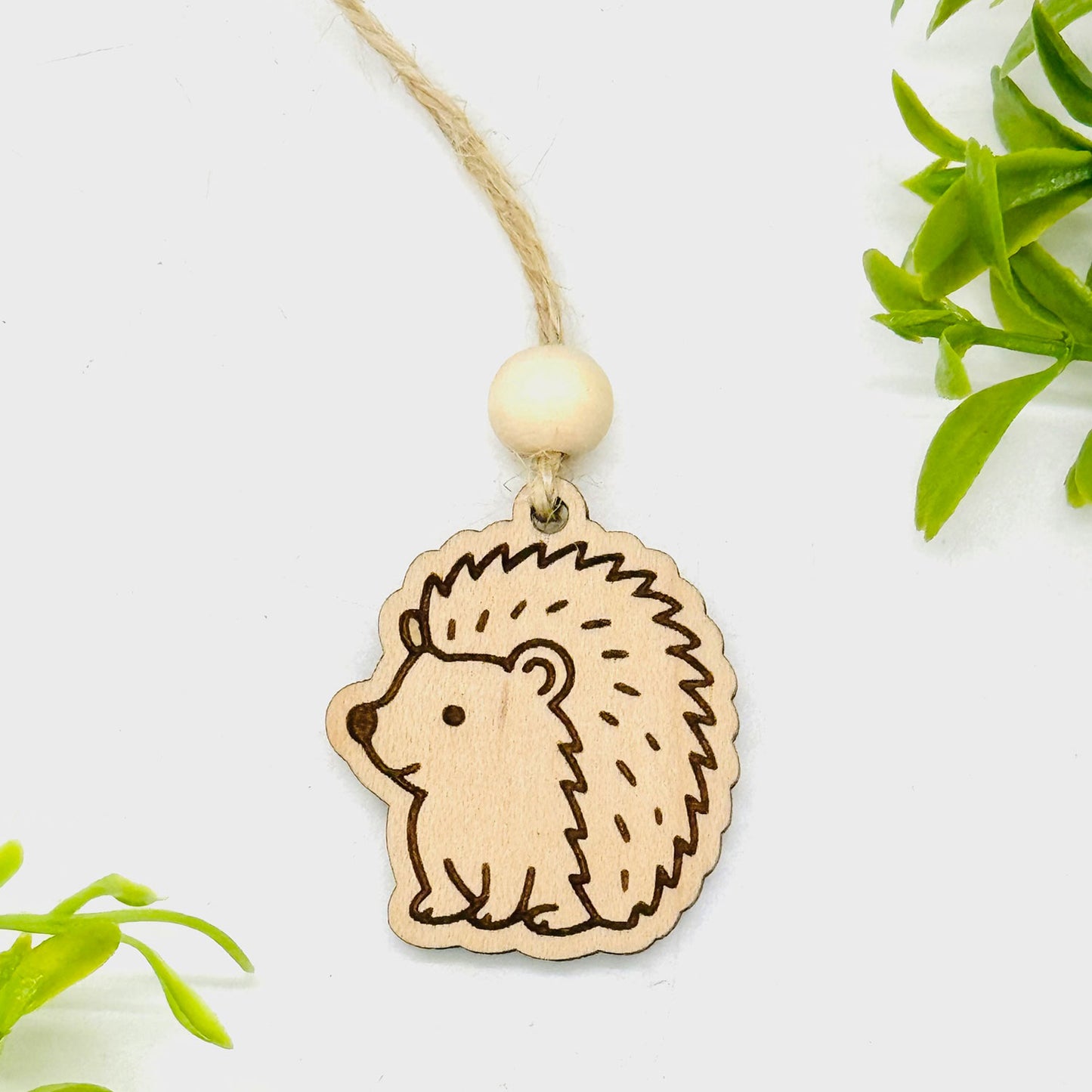 Woodland Creature Car Charm - Porcupine or Hedgehog - Glowforge