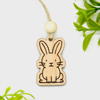 Woodland Creature Car Charm - Rabbit - Glowforge