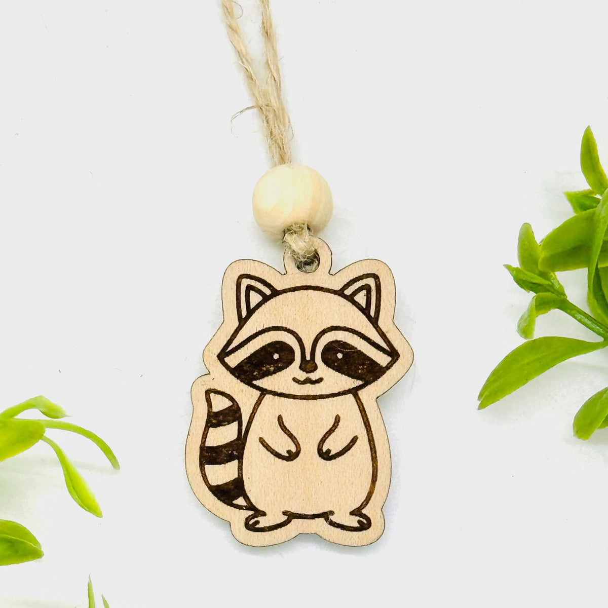 Woodland Creature Car Charm - Raccoon - Glowforge