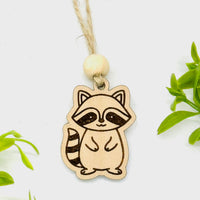 Woodland Creature Car Charm - Raccoon - Glowforge