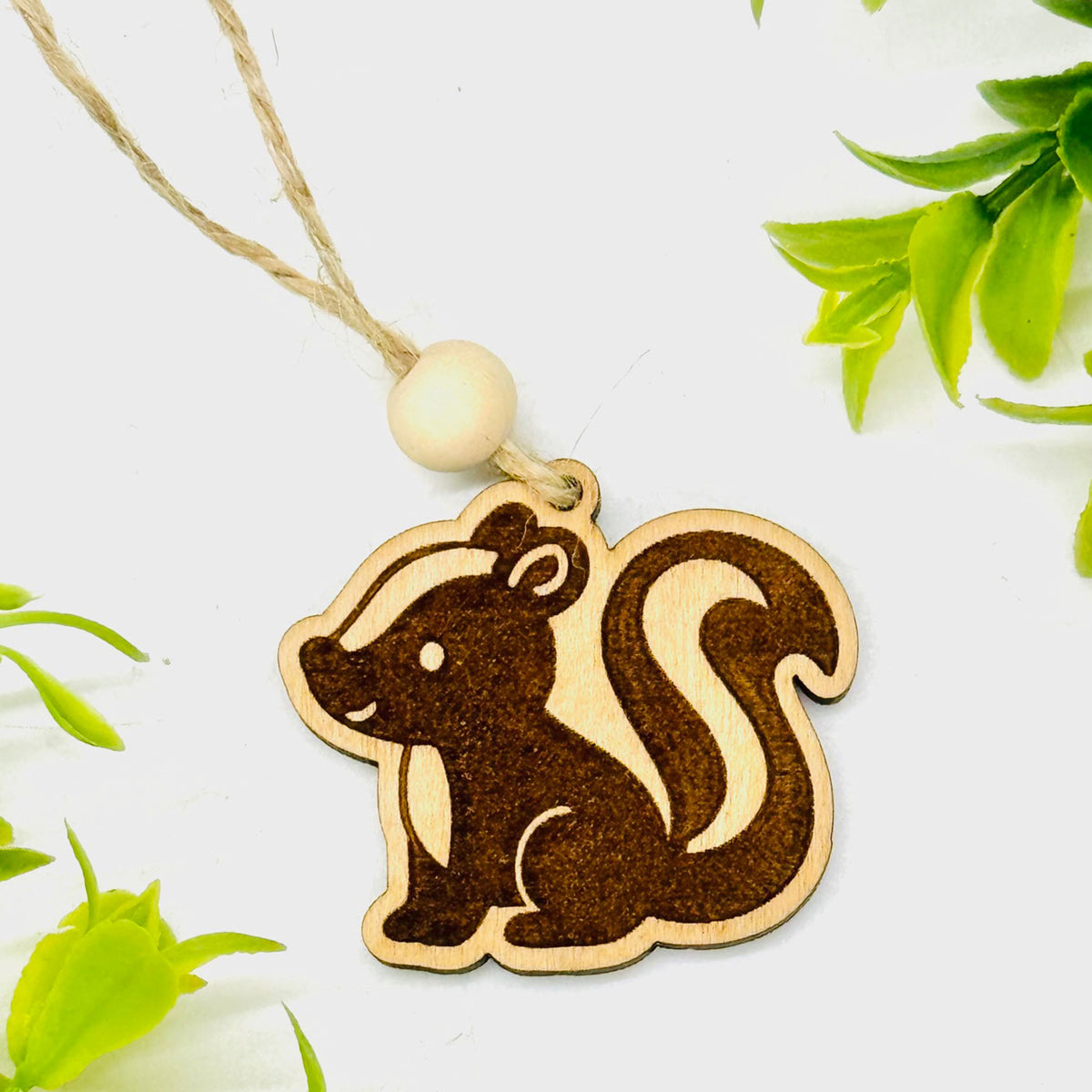 Woodland Creature Car Charm - Skunk - Glowforge
