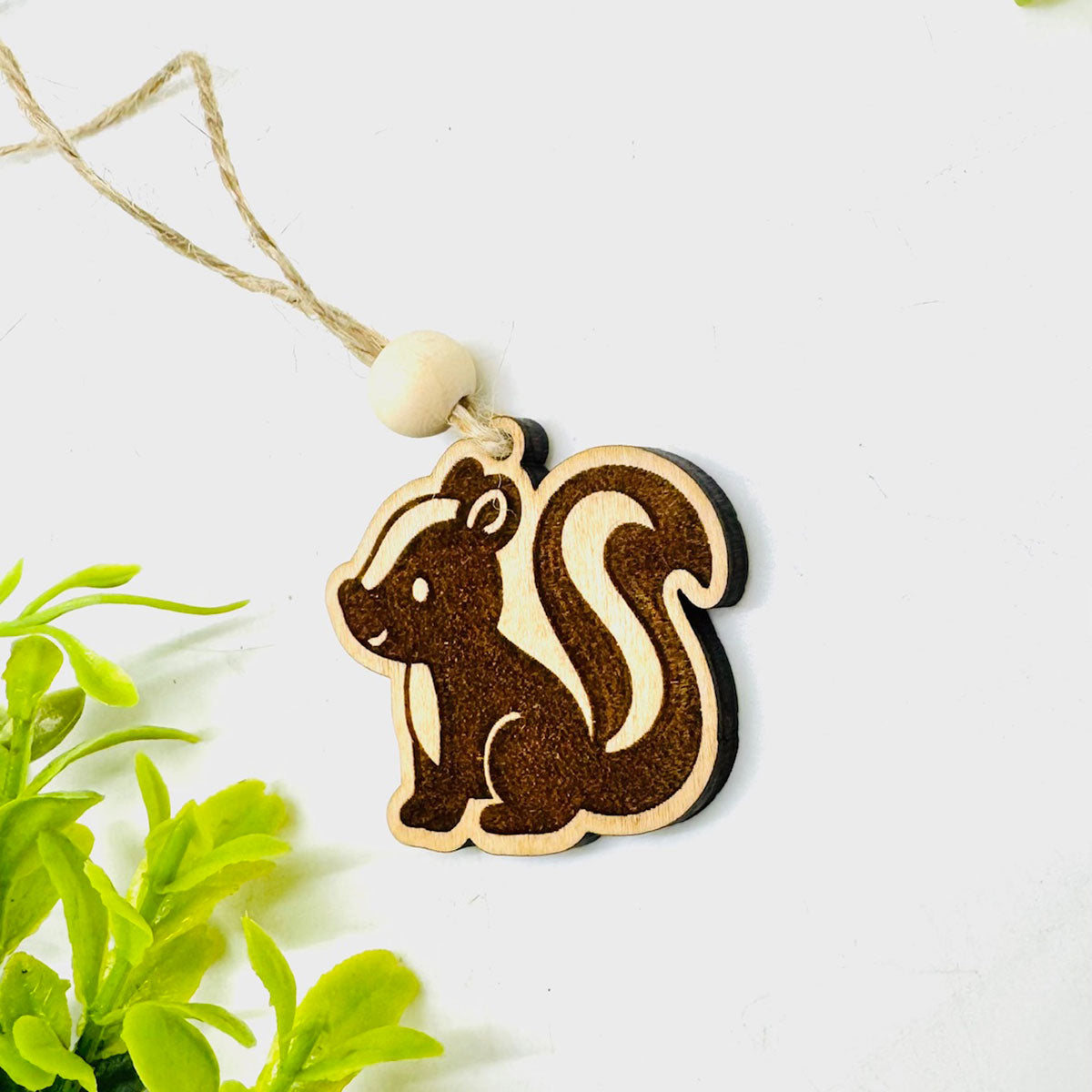 Woodland Creature Car Charm - Skunk - Glowforge