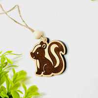 Woodland Creature Car Charm - Skunk - Glowforge