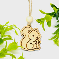 Woodland Creature Car Charm - Squirrel - Glowforge