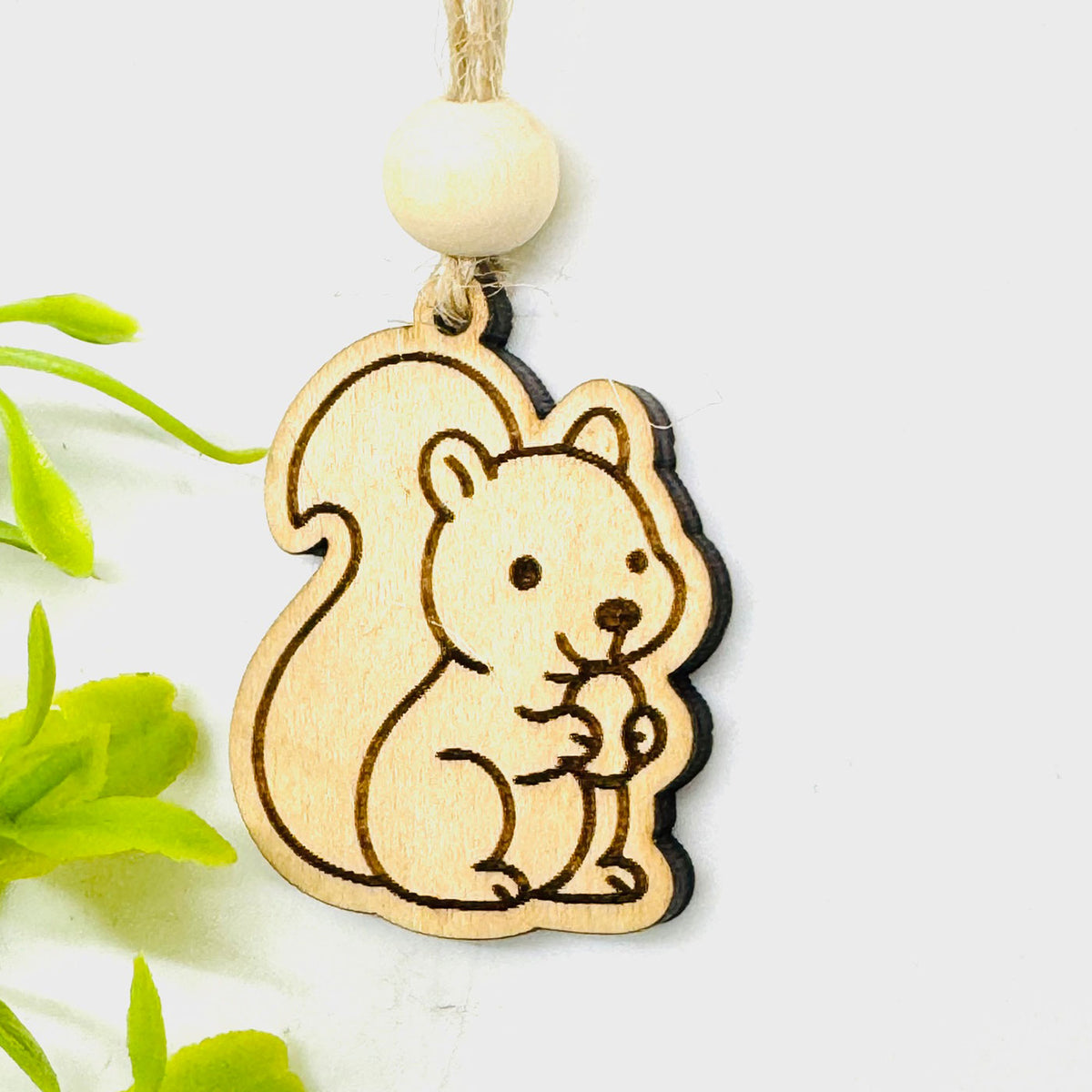 Woodland Creature Car Charm - Squirrel - Glowforge