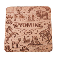 Wyoming Coaster Design - Glowforge