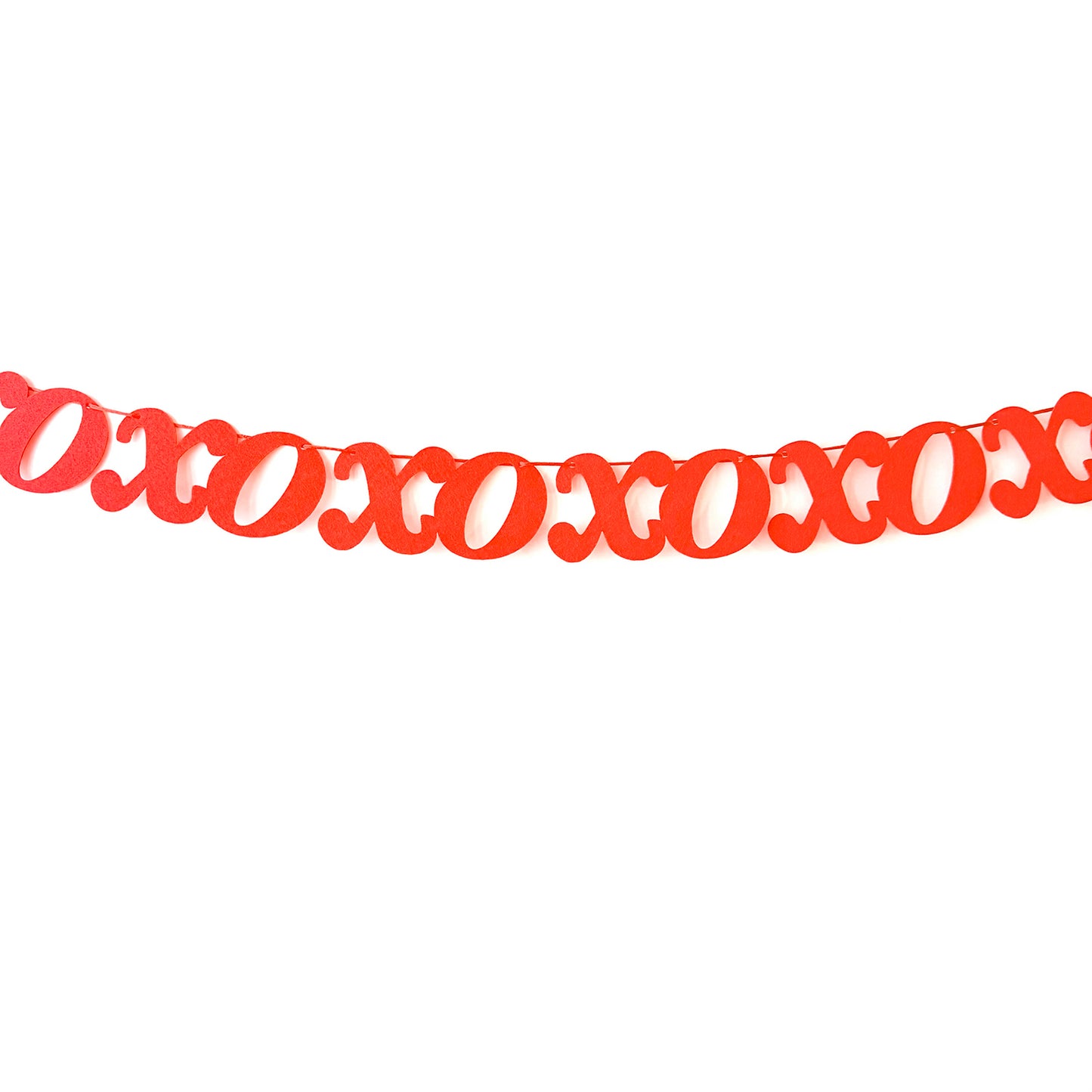 XOXO Felt Valentine Garland Bunting Banner - Glowforge