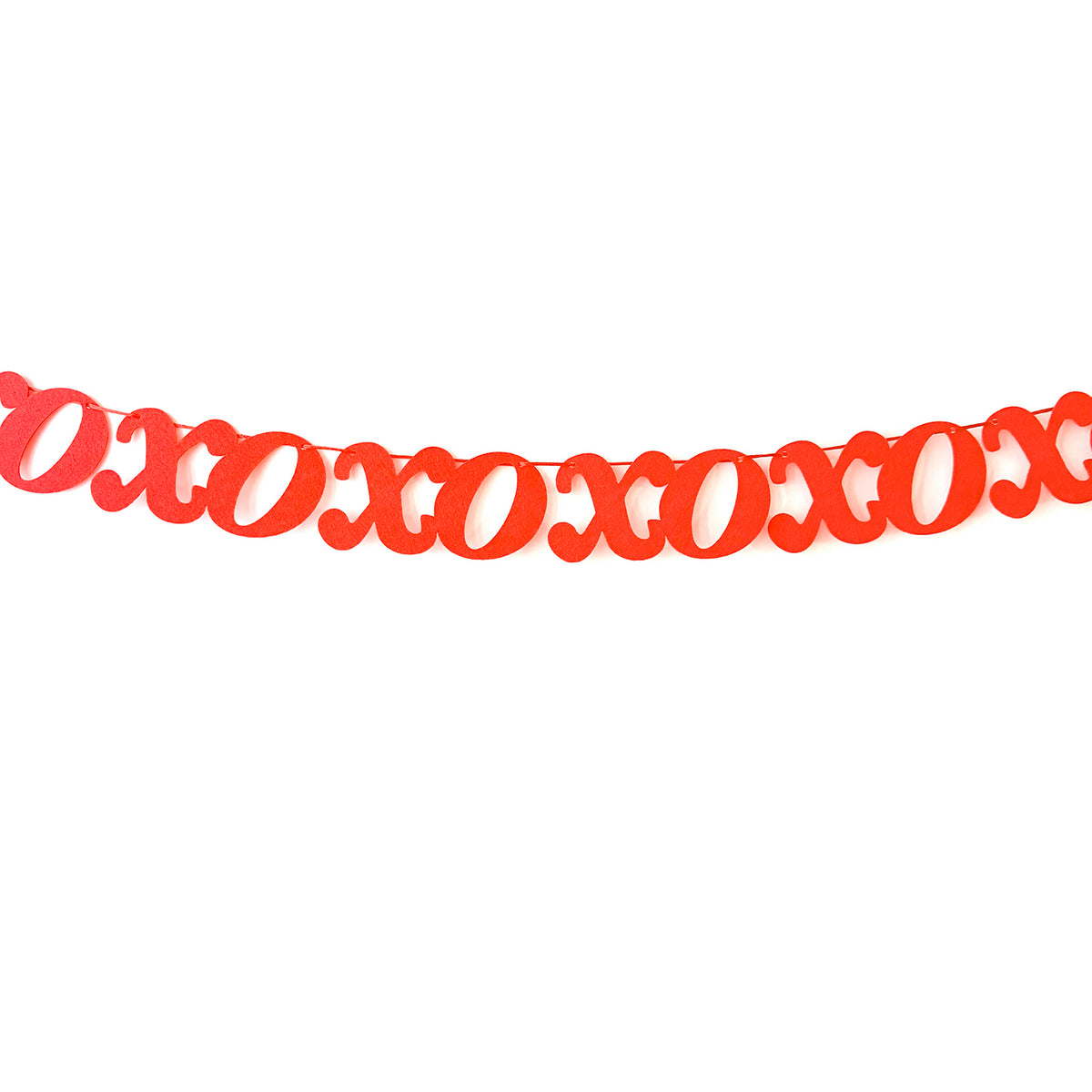 XOXO Felt Valentine Garland Bunting Banner - Glowforge
