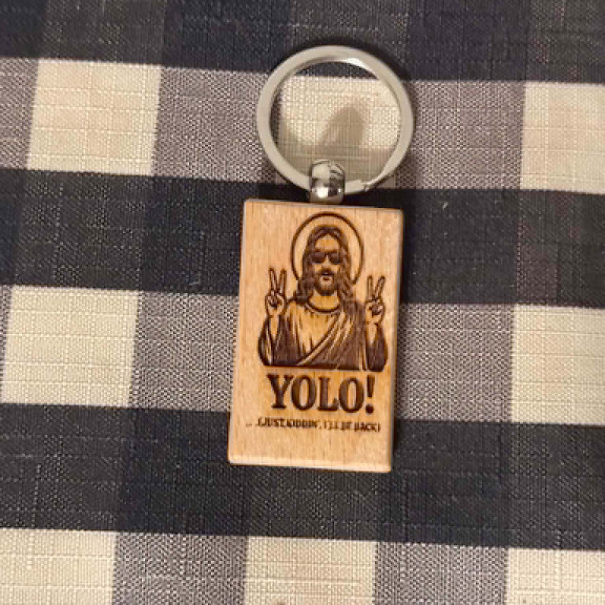 "YOLO!" Keychain and Magnet Set - Glowforge