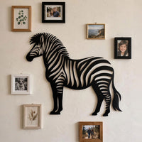 Zebra Silhouette Wall Art - Glowforge