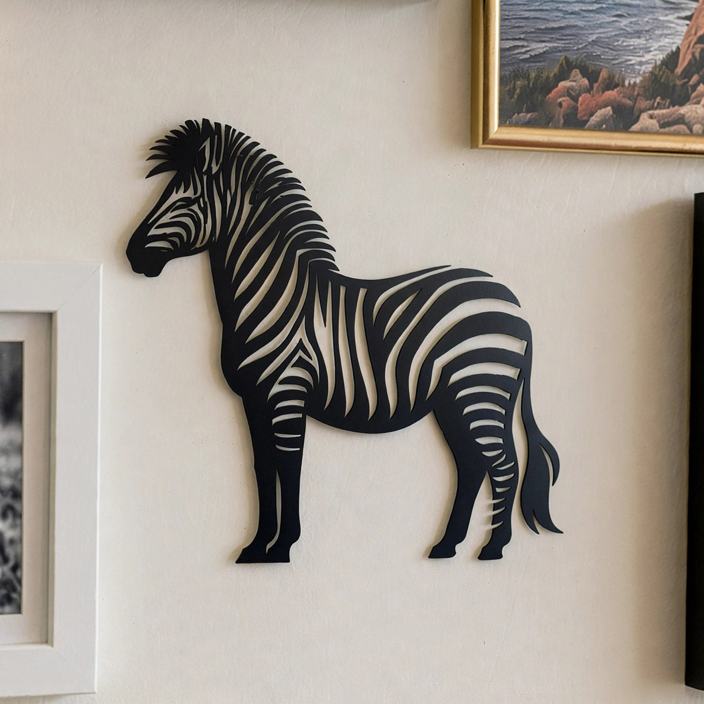 Zebra Silhouette Wall Art - Glowforge