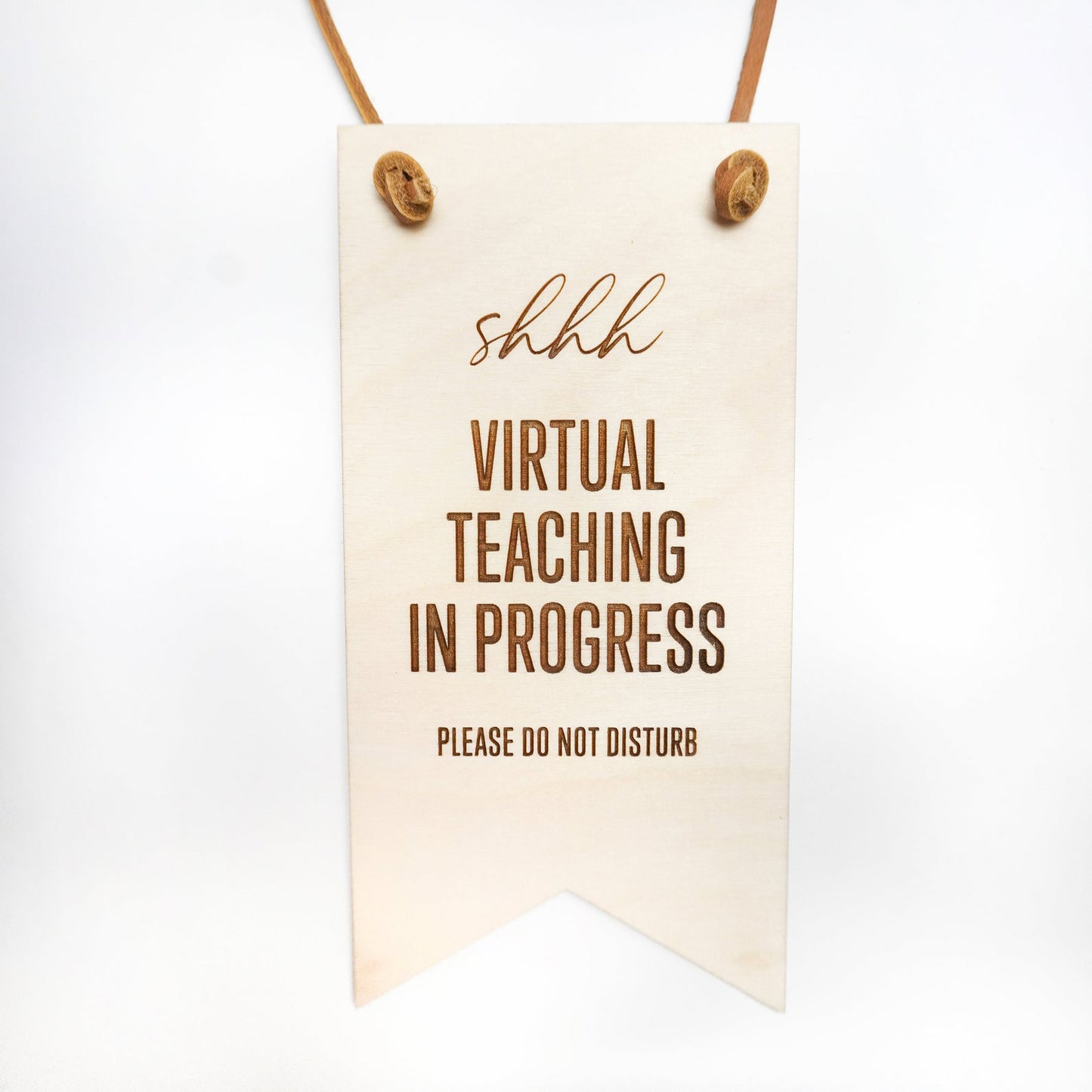 Virtual Teaching Do Not Disturb Sign