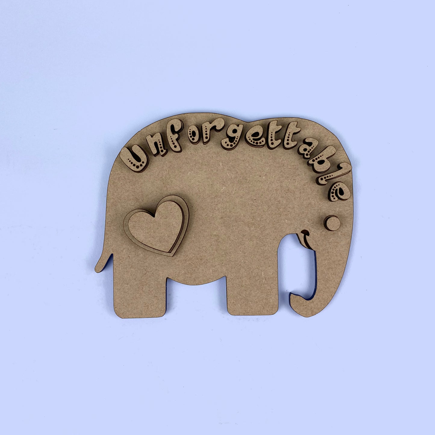 Unforgettable Elephant Layered Art