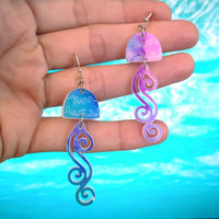 Swirl Jellyfish Earrings (Set of 2)