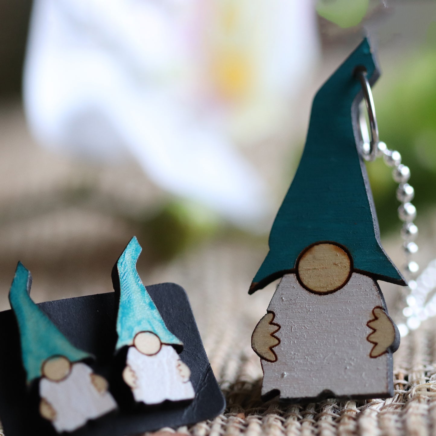 Gnome Love Earrings and Pendant