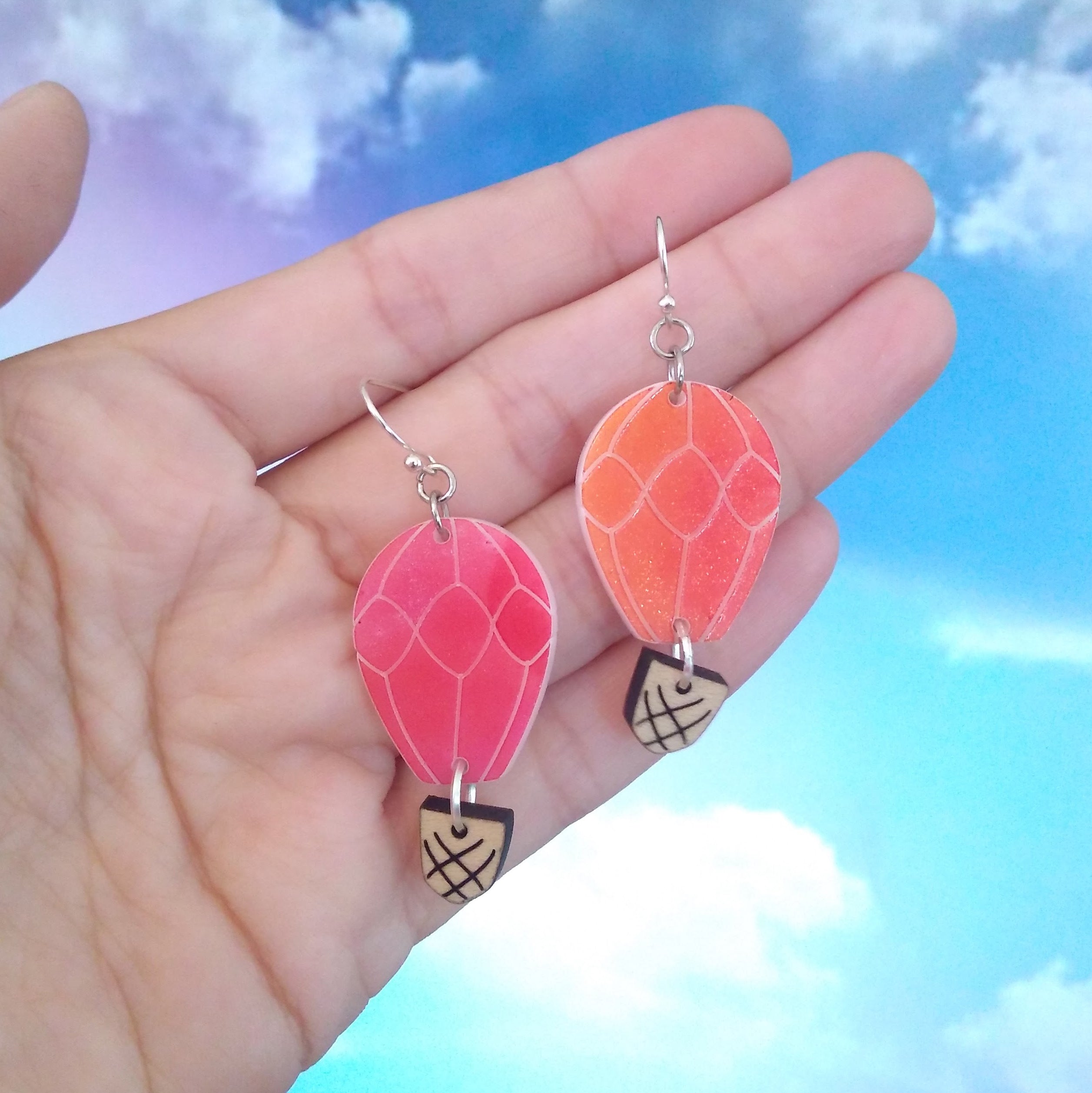 Hot air clearance balloon earrings