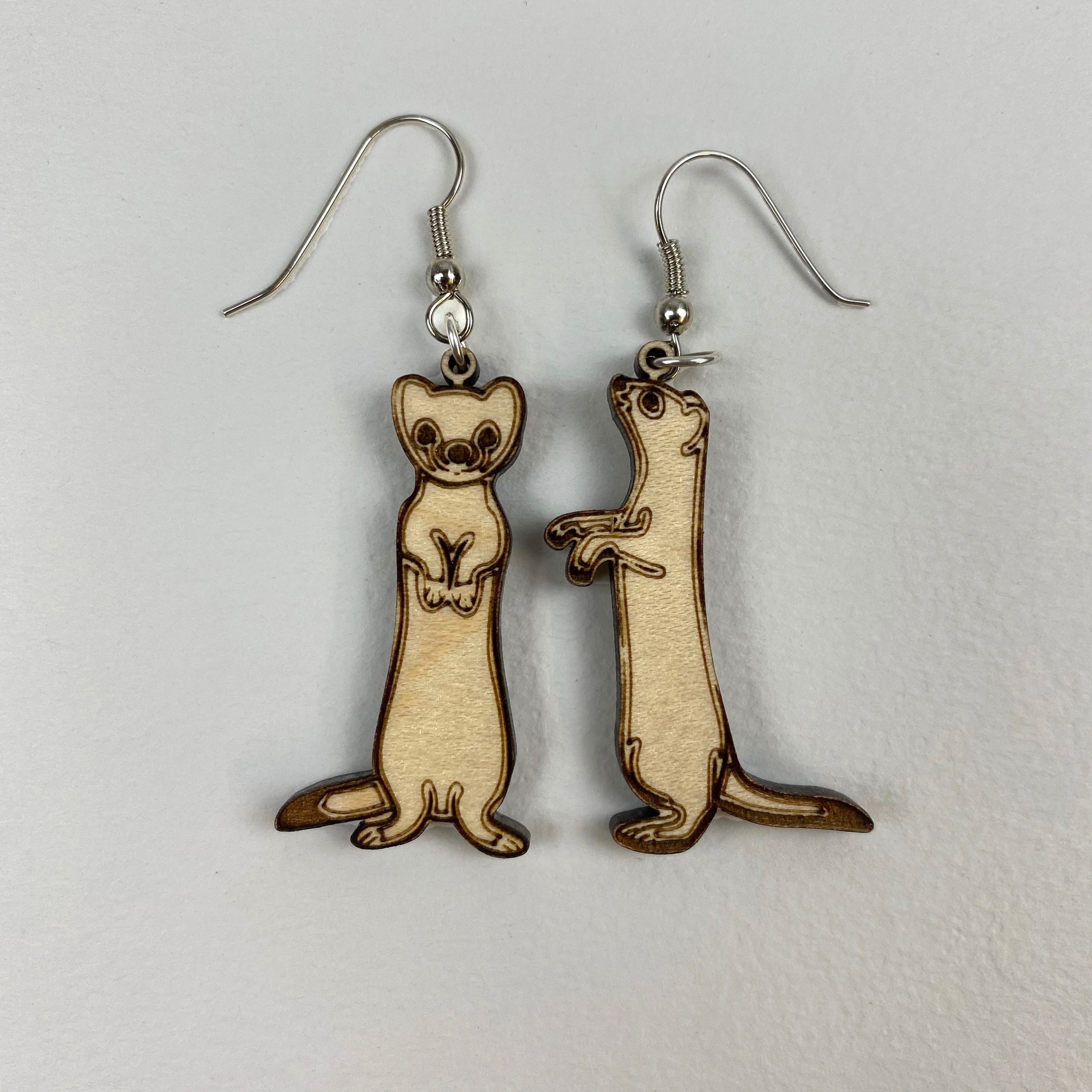 Ferret earrings deals