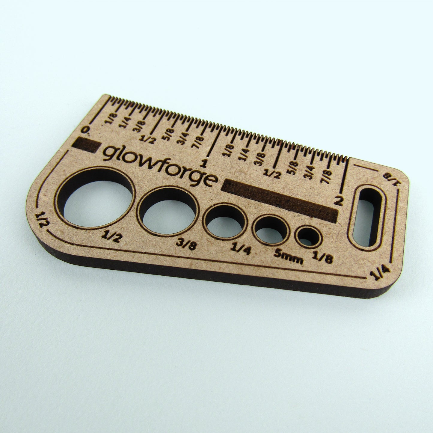 Wooden 3 1/2 ' Measuring Tape with Key Chain