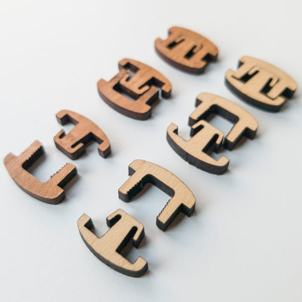 Plywood Clips for Leather Shop