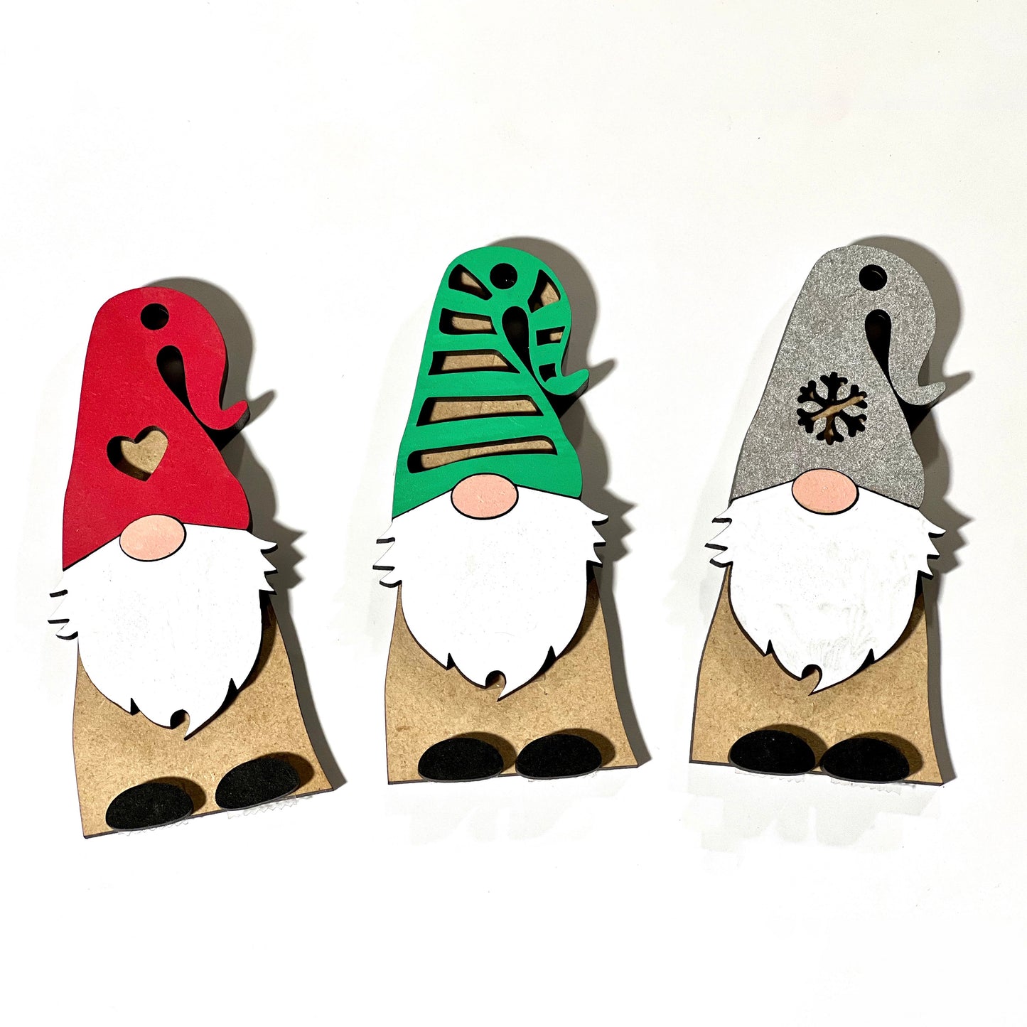 Winter Gnomes Ornament Set of 3