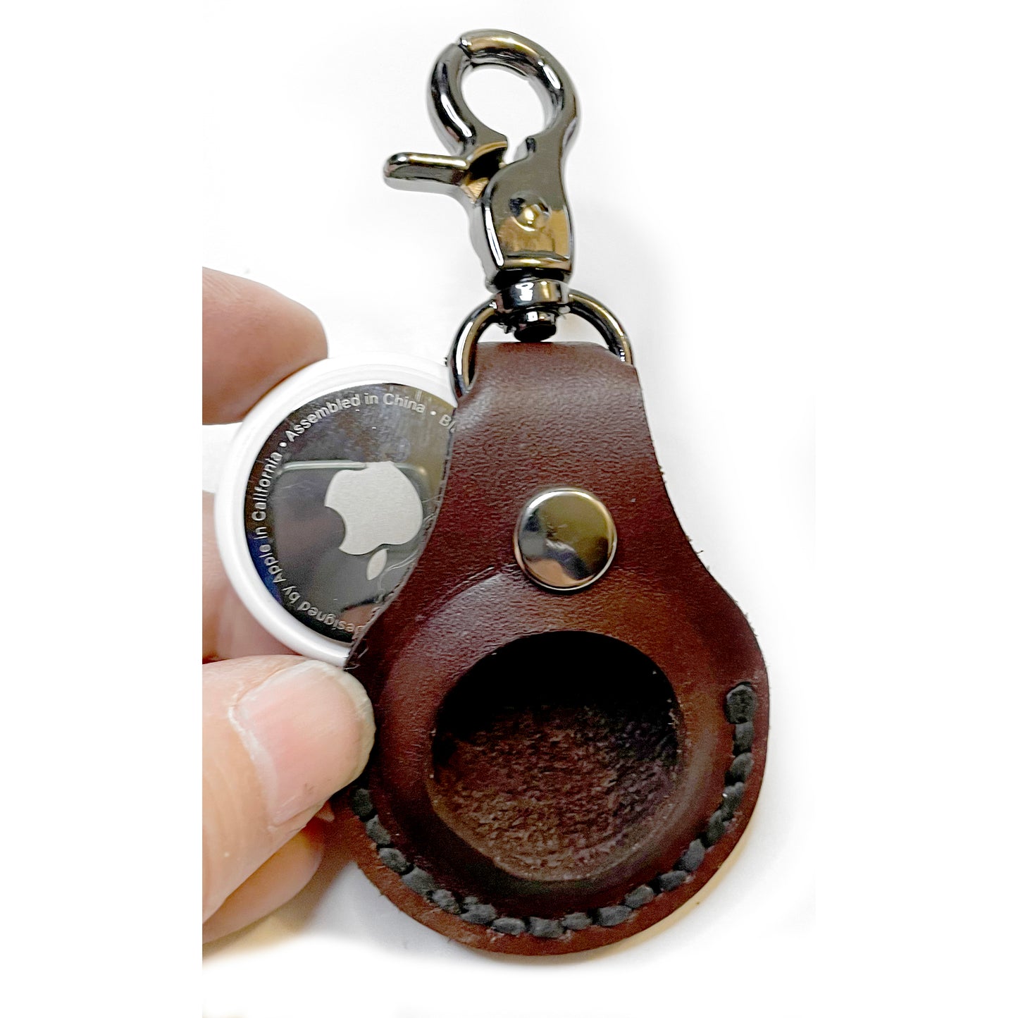 Leather Keychain For Apple AirTag