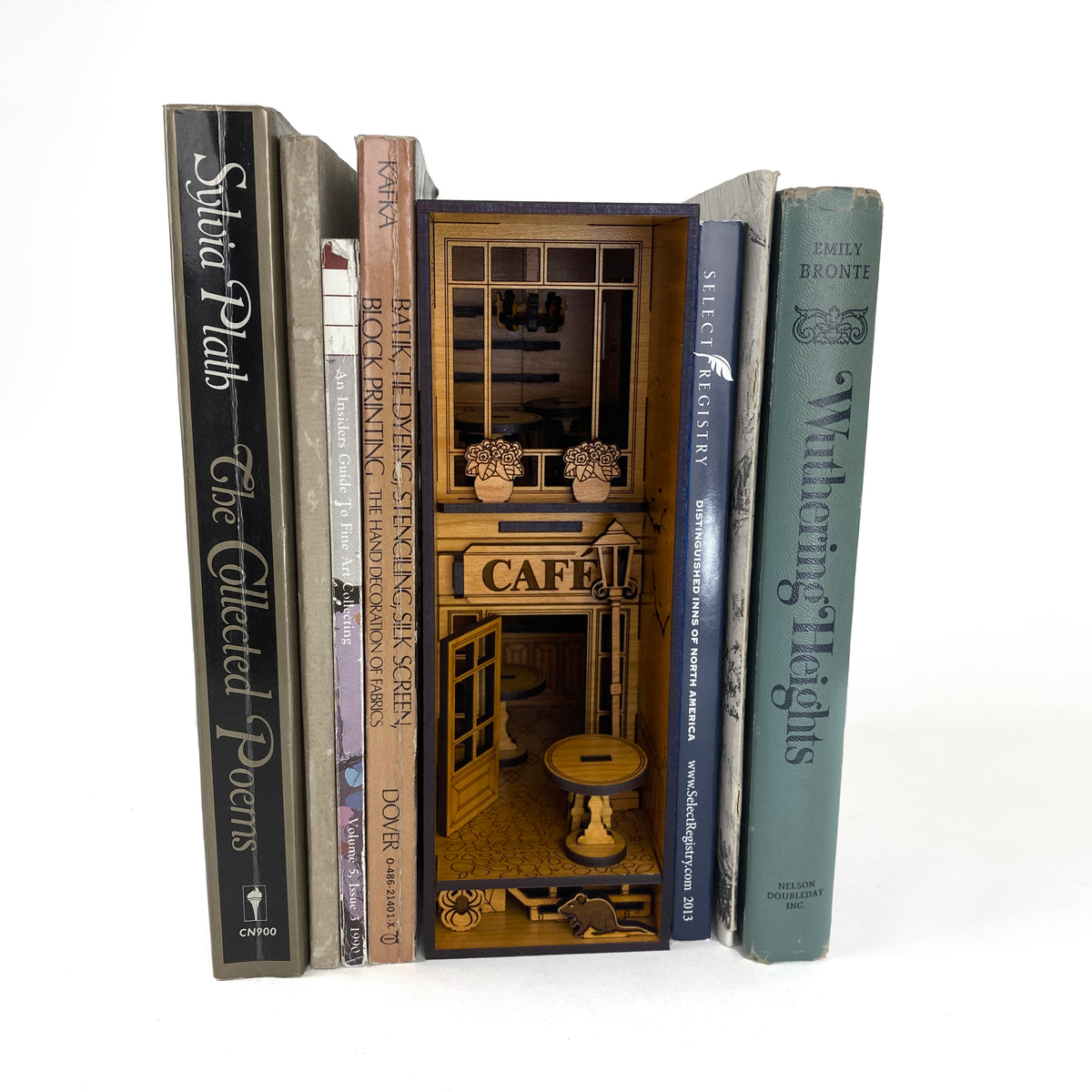 Cafe Book Nook with Friendly Creatures – Glowforge Shop
