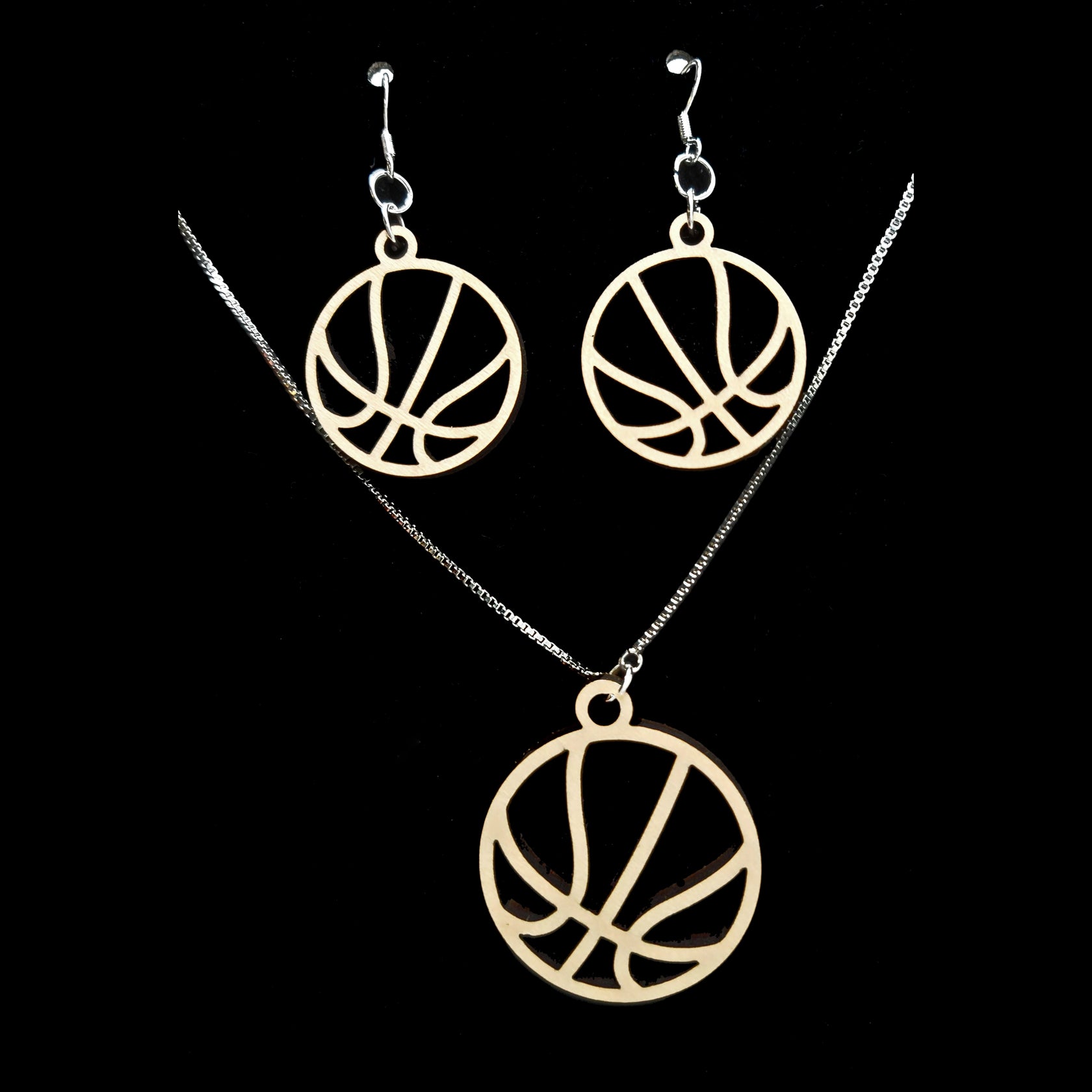 Basketball Earrings and Pendant Set Shop