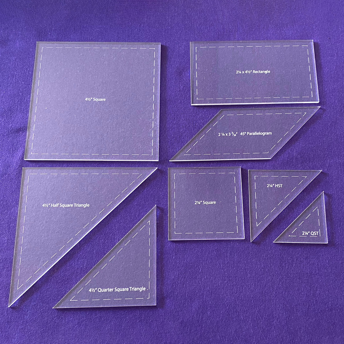 9-Inch Block Quilt Template Set – Glowforge Shop
