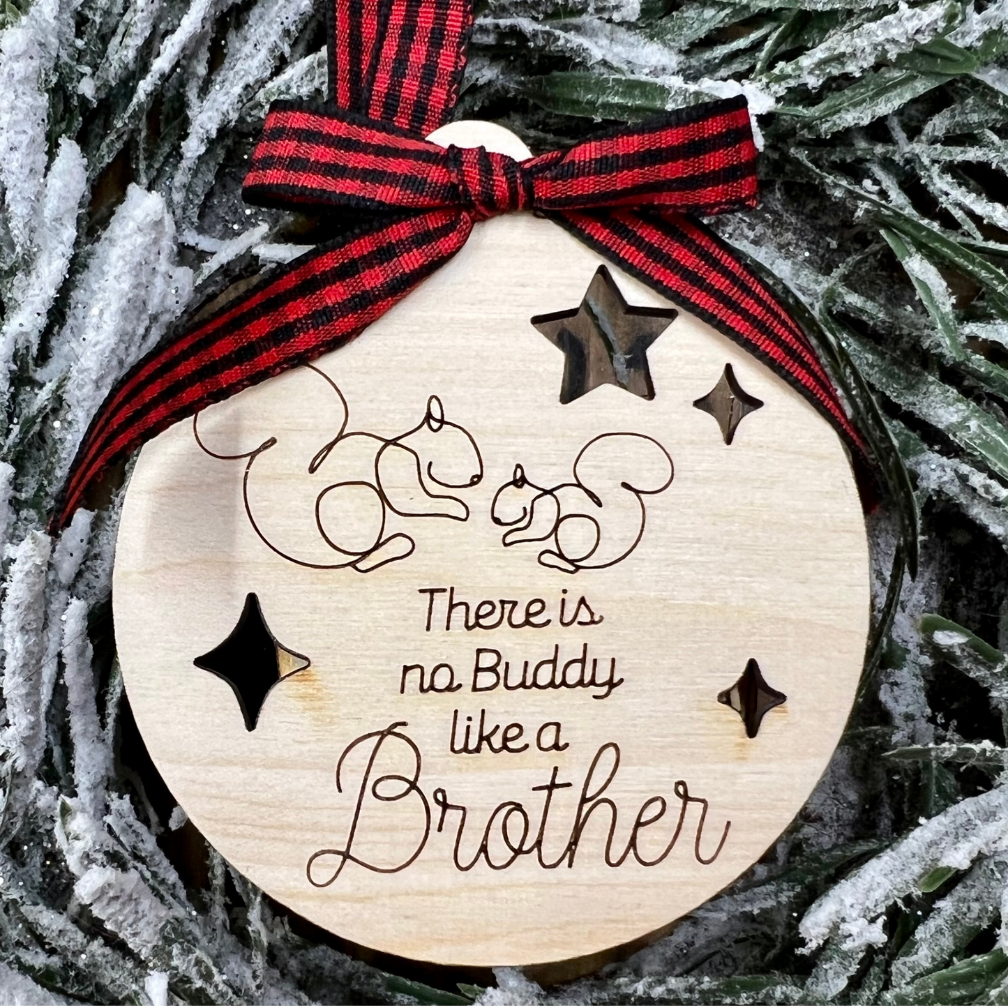 Brother Christmas Ornament Easy Cut and Score Gift
