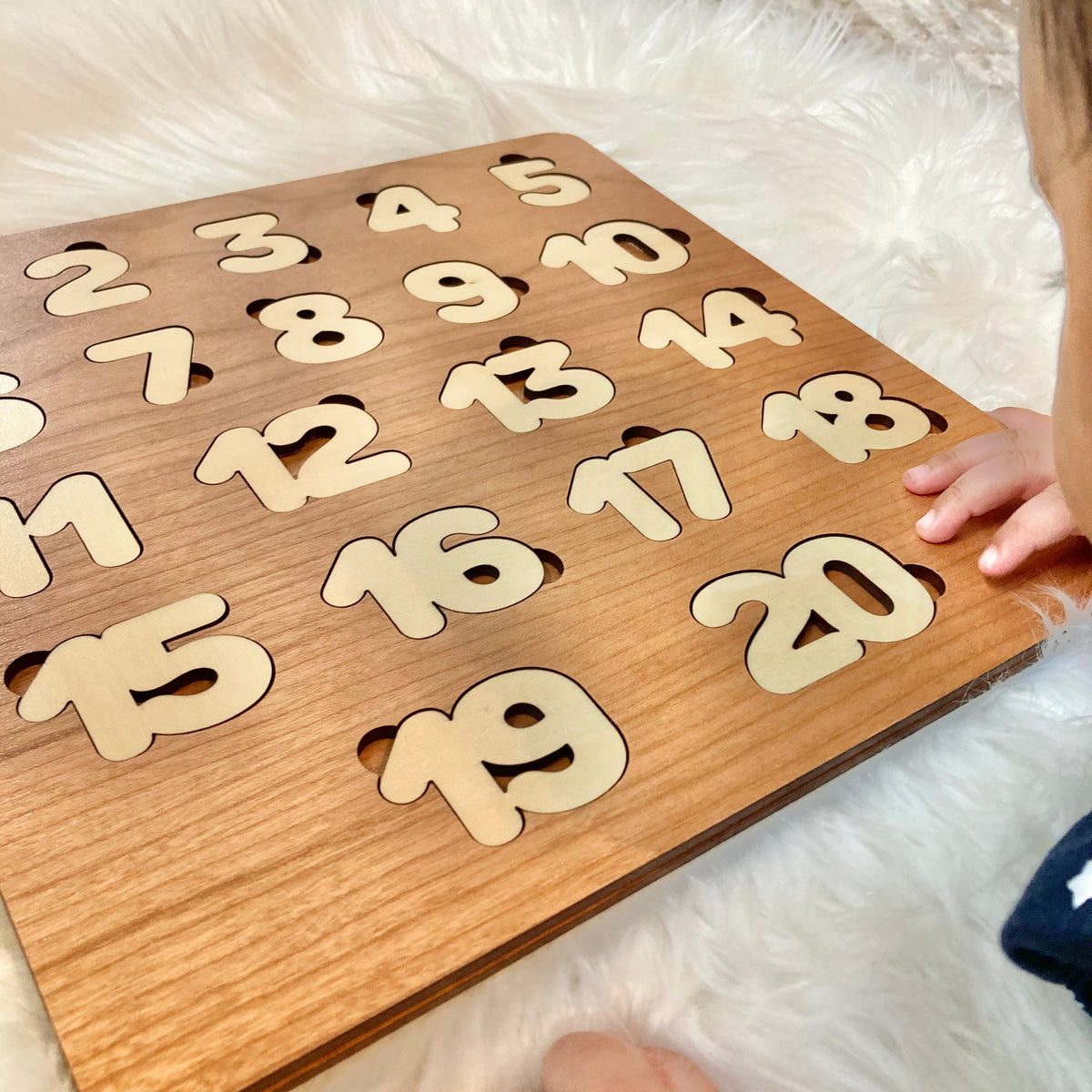 Wooden Numbers 
