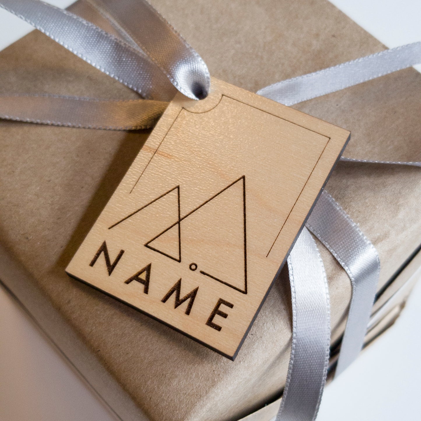 Minimalistic Name Card Gift Tag