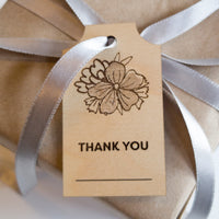 Floral "Thank You" Gift Tag