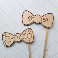 Bow Tie Photobooth Props (Set of 2)