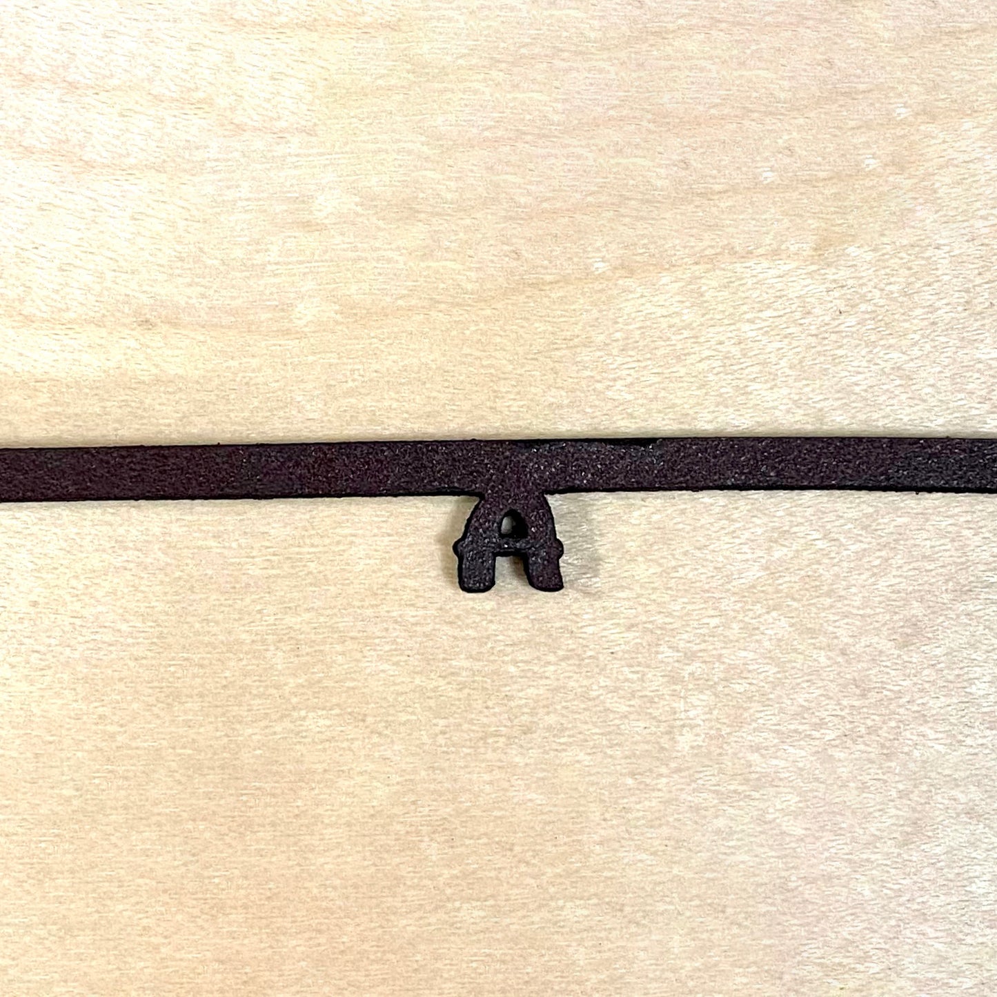 Leather Monogram Chokers A-Z