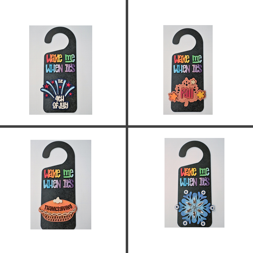 Seasonal Door and Desk Decor – Glowforge Shop