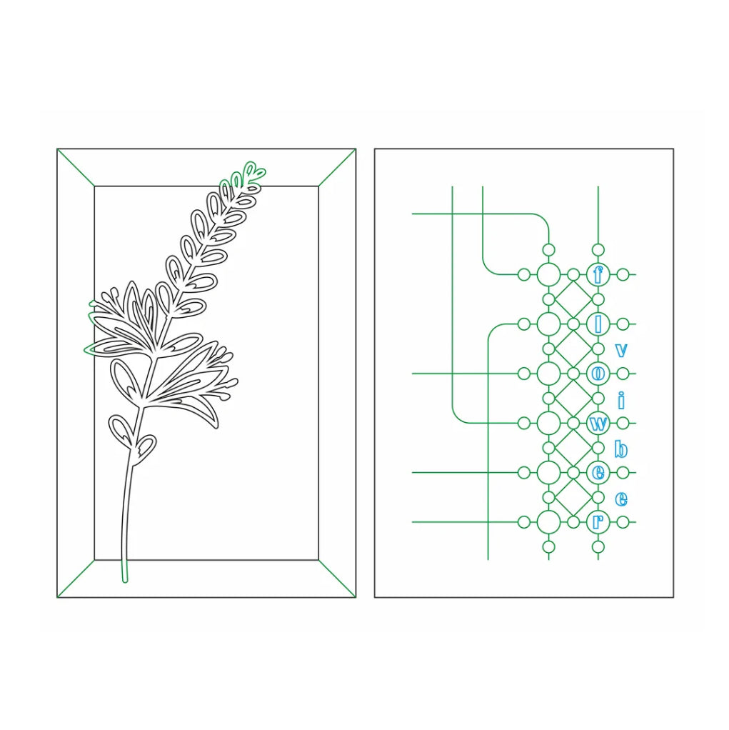 Framed Contemporary Floral Design